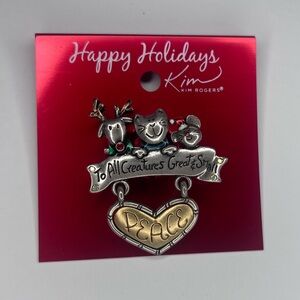 Kim Rogers 'To All Creatures Great & Small' PEACE Pin